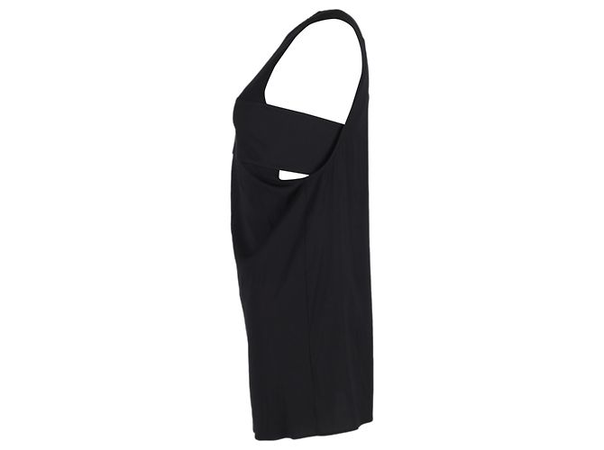 Alexander Wang.Miniabito girocollo a T in cotone nero - vista 2