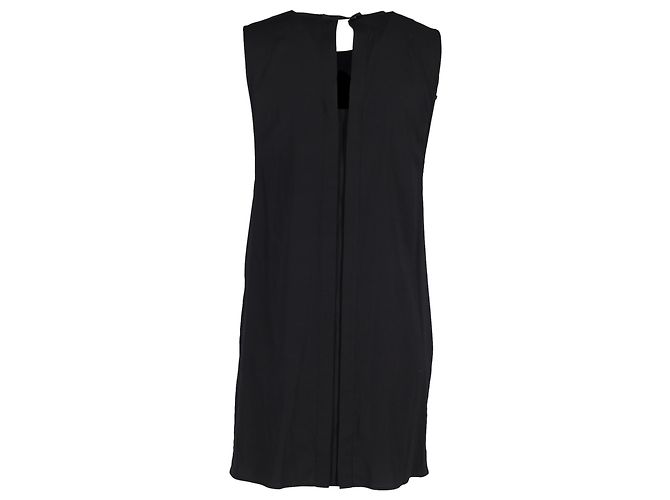 Alexander Wang.Miniabito girocollo a T in cotone nero - vista 3