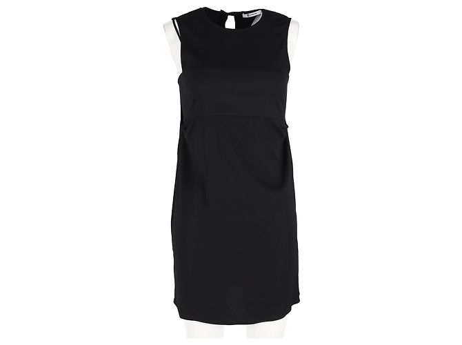 Alexander Wang.Miniabito girocollo a T in cotone nero - vista 4