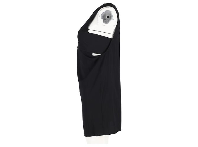 Alexander Wang.Miniabito girocollo a T in cotone nero - vista 5