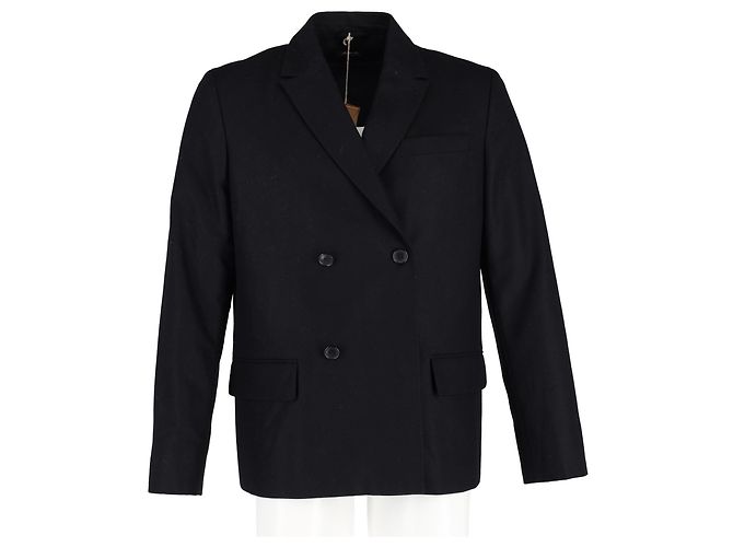 Apc EIN.P.C. gefütterter Blazer aus marineblauer Wolle - Ansicht 4