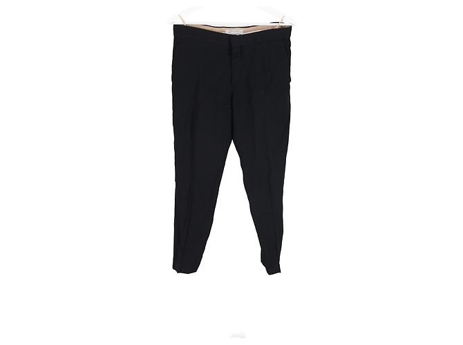 Pantalones Chloé de pernera recta en lana negra Negro - vista 4
