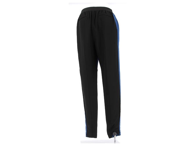 Céline Pantalones Celine T.FR 36 Seda Azul - vista 2