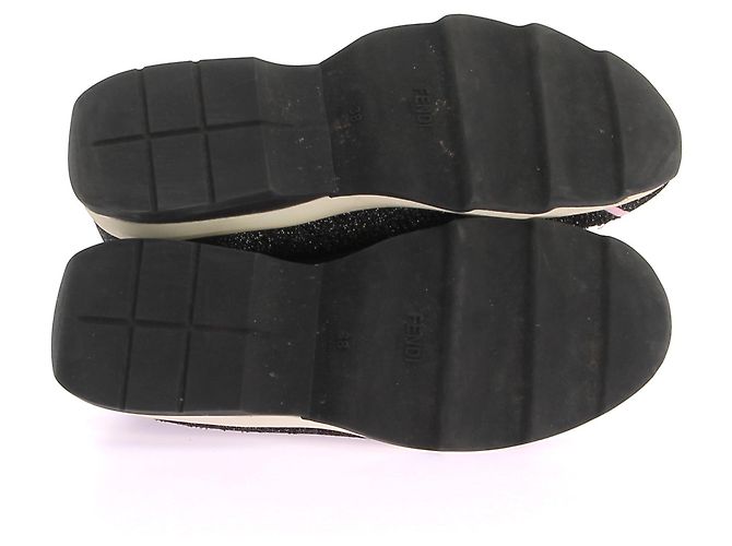 Fendi Sneaker T.EU 38 Stoff Silber - Ansicht 6
