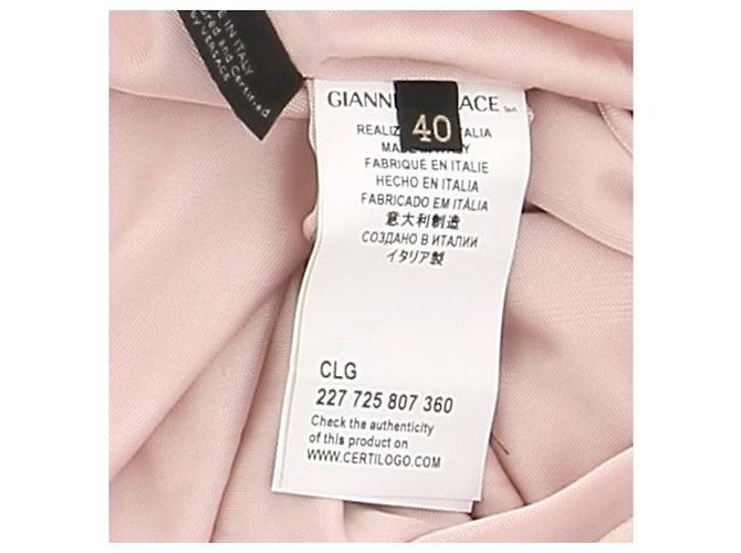 Versace Kleider T.IT 40 Seide Pink - Ansicht 10
