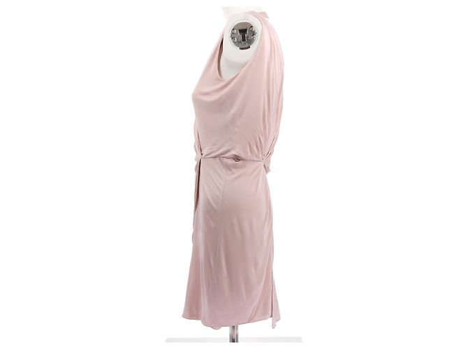 Versace Kleider T.IT 40 Seide Pink - Ansicht 4