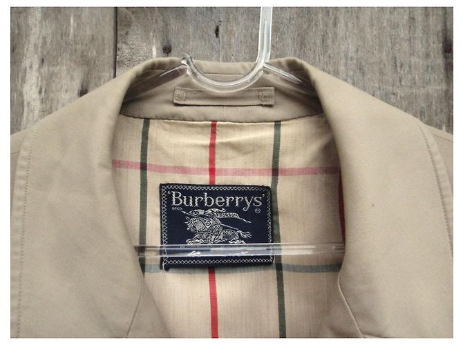 Impermeabile Burberry Beige in Gabardine di Cotone - vista 2