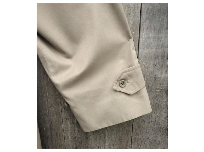 Impermeabile Burberry Beige in Gabardine di Cotone - vista 7