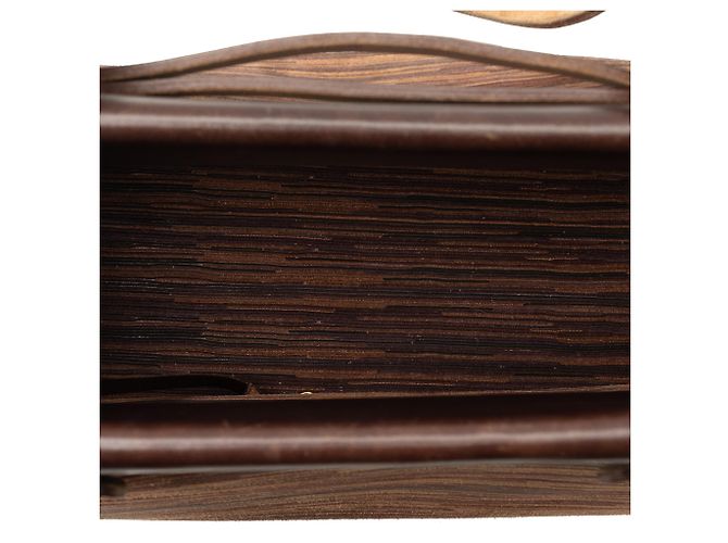 Hermès Hermes Brown Vibrato Herbag Cabas PM Marrone - vista 5