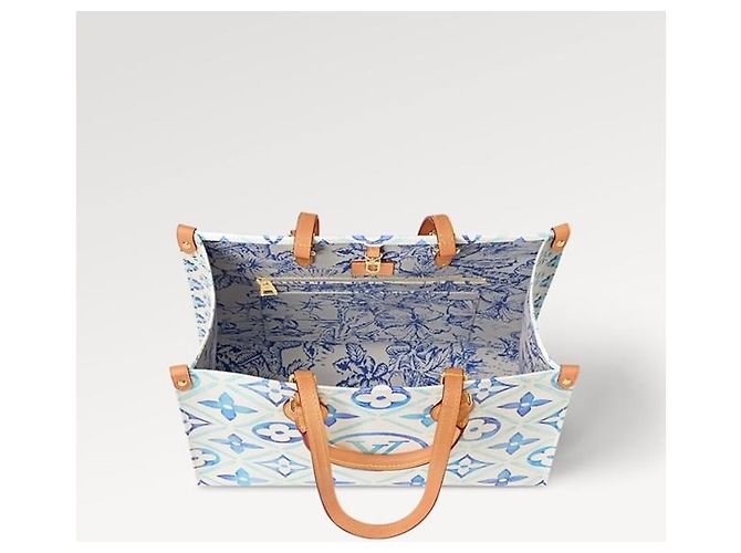 Louis Vuitton LV Onthego MM am Pool Blau - Ansicht 2