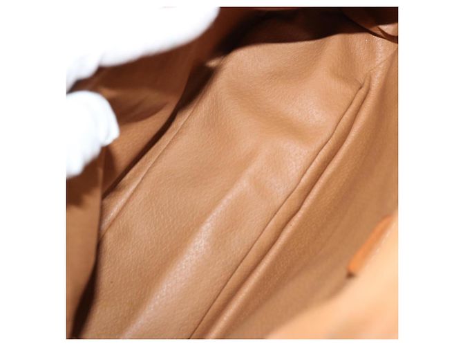 Céline CELINE Borsa a tracolla in tela macadam PVC marrone Auth 70829 - vista 11