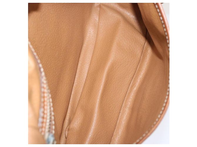Céline CELINE Borsa a tracolla in tela macadam PVC marrone Auth 70829 - vista 22