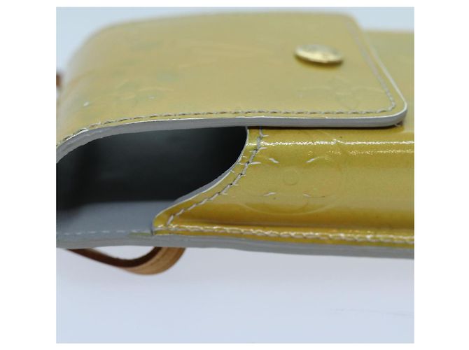 Pitillera verde Vernis con monograma LOUIS VUITTON Gris M91050 LV Auth yk11583 - vista 14