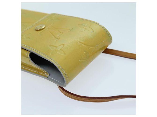 Pitillera verde Vernis con monograma LOUIS VUITTON Gris M91050 LV Auth yk11583 - vista 15