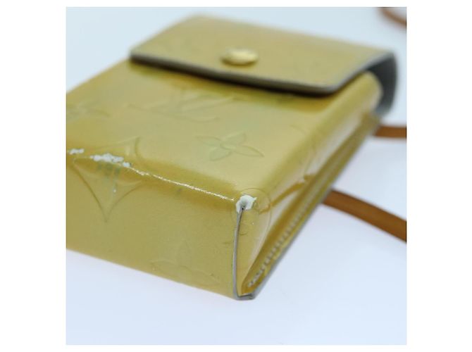 Pitillera verde Vernis con monograma LOUIS VUITTON Gris M91050 LV Auth yk11583 - vista 17