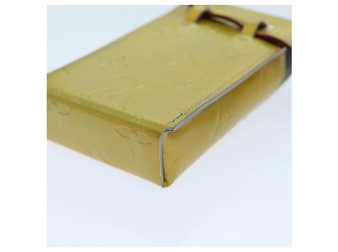 Pitillera verde Vernis con monograma LOUIS VUITTON Gris M91050 LV Auth yk11583 - vista 19