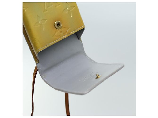 Pitillera verde Vernis con monograma LOUIS VUITTON Gris M91050 LV Auth yk11583 - vista 22