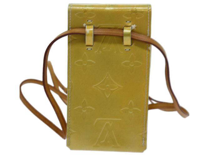 Pitillera verde Vernis con monograma LOUIS VUITTON Gris M91050 LV Auth yk11583 - vista 3