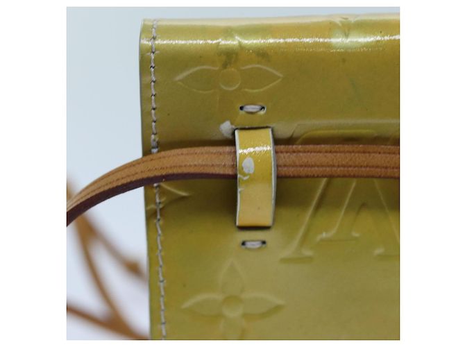 Pitillera verde Vernis con monograma LOUIS VUITTON Gris M91050 LV Auth yk11583 - vista 4
