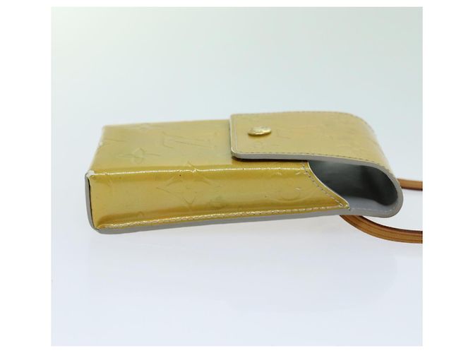 Pitillera verde Vernis con monograma LOUIS VUITTON Gris M91050 LV Auth yk11583 - vista 6