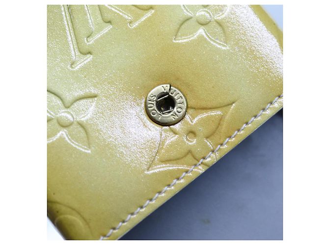 Pitillera verde Vernis con monograma LOUIS VUITTON Gris M91050 LV Auth yk11583 - vista 9