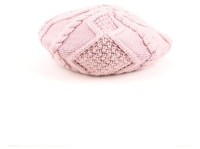 Chanel berretto di lana Rosa - vista 3