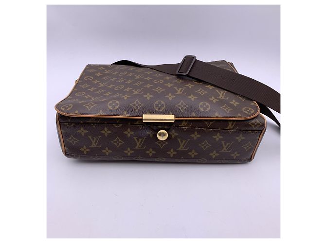 Borsa a tracolla Louis Vuitton Abbesses Messenger Marrone - vista 4