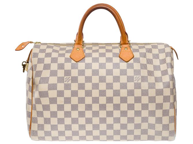 LOUIS VUITTON Speedy Bag in White Canvas - 101841 - view 2