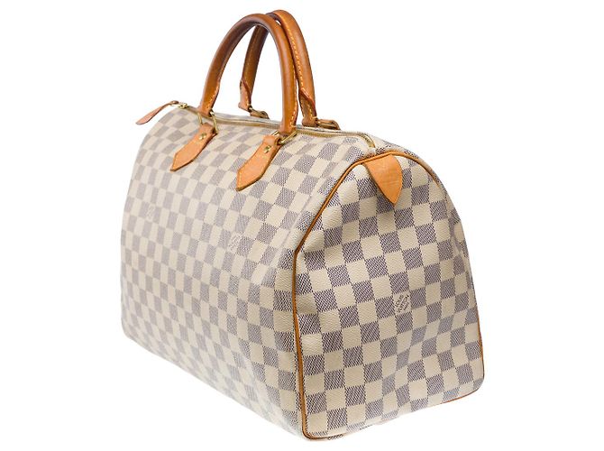 LOUIS VUITTON Speedy Bag in White Canvas - 101841 - view 4