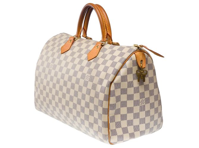 LOUIS VUITTON Speedy Bag in White Canvas - 101841 - view 5