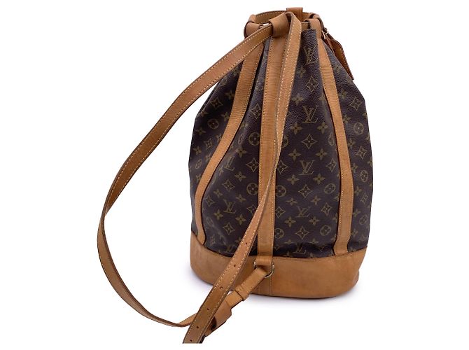 Zaino Louis Vuitton Vintage Randonnee Marrone - vista 2