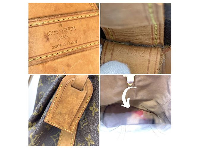 Zaino Louis Vuitton Vintage Randonnee Marrone - vista 4