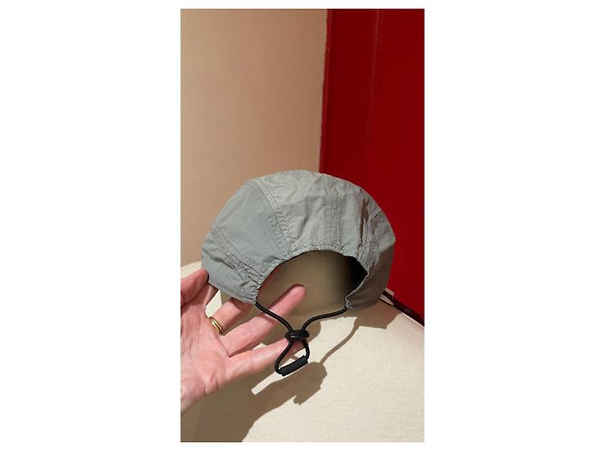 Cappellino reversibile Kenzo logo tigre nero e grigio nylon - vista 8