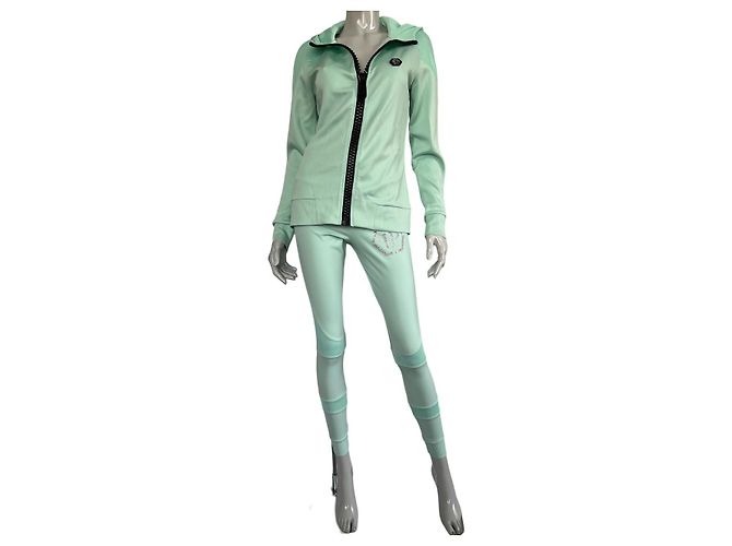 Conjunto de treino Philipp Plein verde - vista 2
