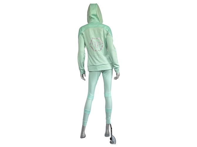 Conjunto de treino Philipp Plein verde - vista 4