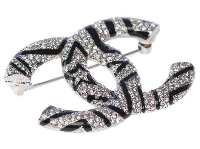 Gioielli CHANEL CC in metallo argentato - 101828 Argento - vista 2