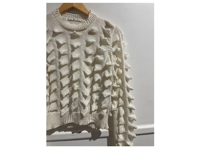 ACNE STUDIOS Tejido T.Internacional XXS Poliéster Blanco - vista 2