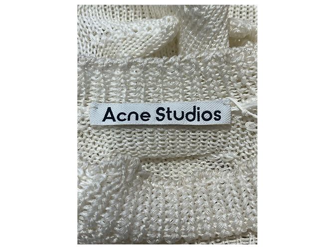 ACNE STUDIOS Tejido T.Internacional XXS Poliéster Blanco - vista 4