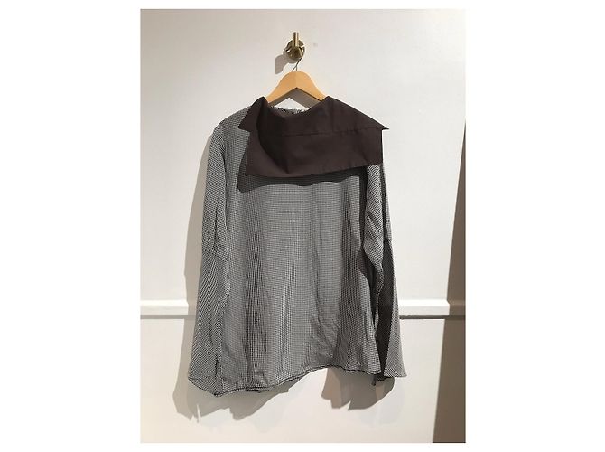 ACNE STUDIOS Tops T.FR 36 Viscosa Negro - Ansicht 3