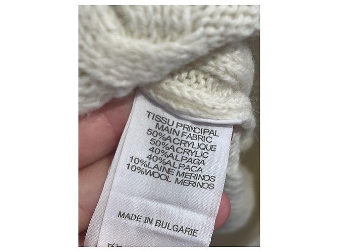 VANESSA BRUNO Strickwaren T.International XS Wolle Beige - Ansicht 7