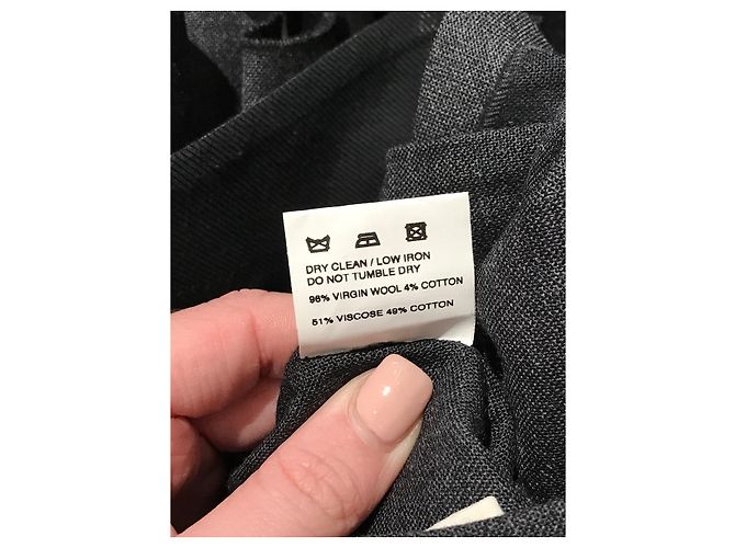 JACQUEMUS Tops T.FR 38 Lana Negro - vista 5
