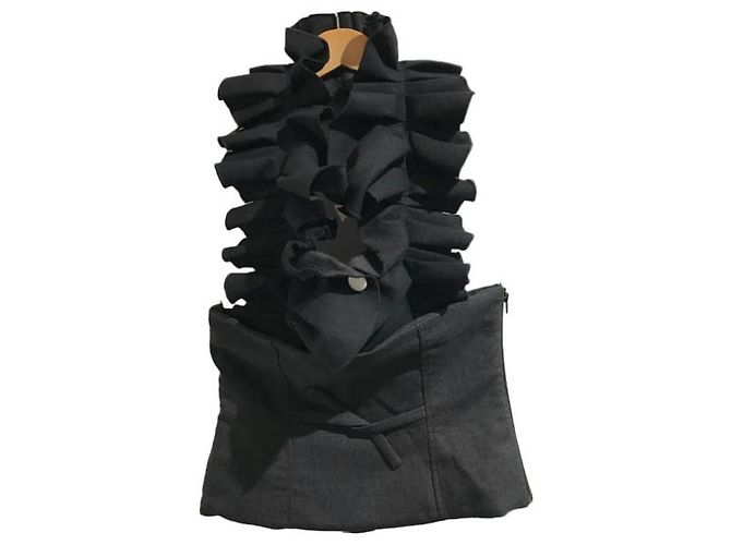 JACQUEMUS Tops T.FR 38 Lana Negro - vista 7