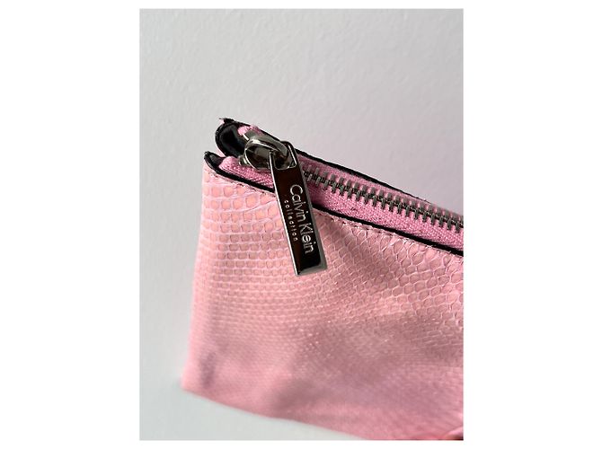 Calvin Klein pochette serpente rosa - vista 5