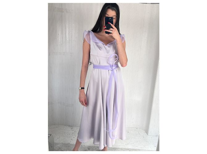 Emporio Armani Lavendelkleid von Armani Prive Silber - Ansicht 3