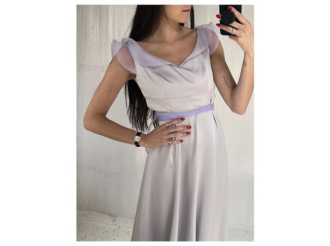 Emporio Armani Lavendelkleid von Armani Prive Silber - Ansicht 7