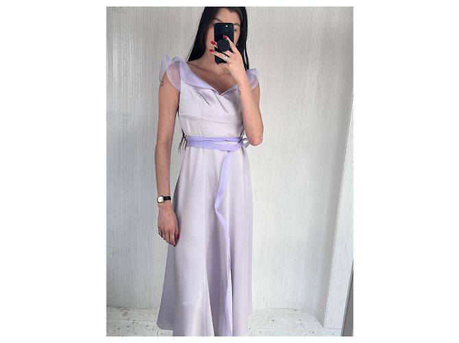 Emporio Armani Lavendelkleid von Armani Prive Silber - Ansicht 8