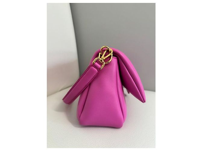 Jacquemus Bambimou LE CHOUCHOU Puffed flap bag. Rosa - vista 10
