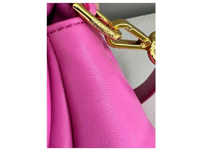 Jacquemus Bambimou LE CHOUCHOU Puffed flap bag. Rosa - vista 11