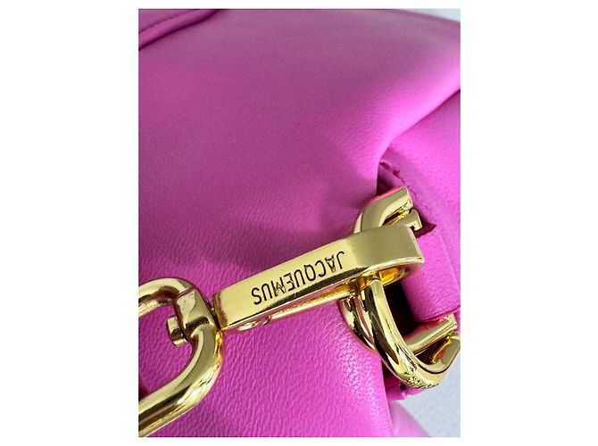 Jacquemus Bambimou LE CHOUCHOU Puffed flap bag. Rosa - vista 5