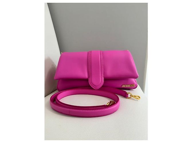 Jacquemus Bambimou LE CHOUCHOU Puffed flap bag. Rosa - vista 7